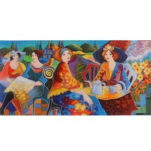 Relaxed Afternoon by Patricia Govezensky Hand Signed Numbered Limited Edition